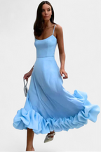 Sela Vestido Maxi Fluyente