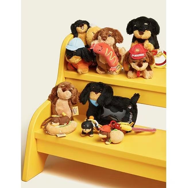 Charm de Peluche Cachorro para Bolso