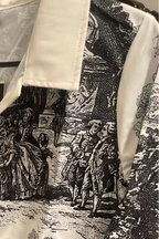Wilma Vestido Camisero Estampado Paisaje