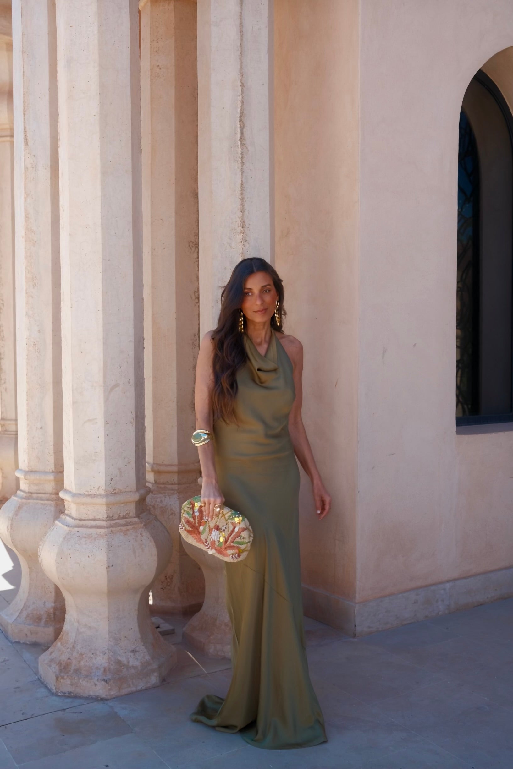 Vestido Riad en verde