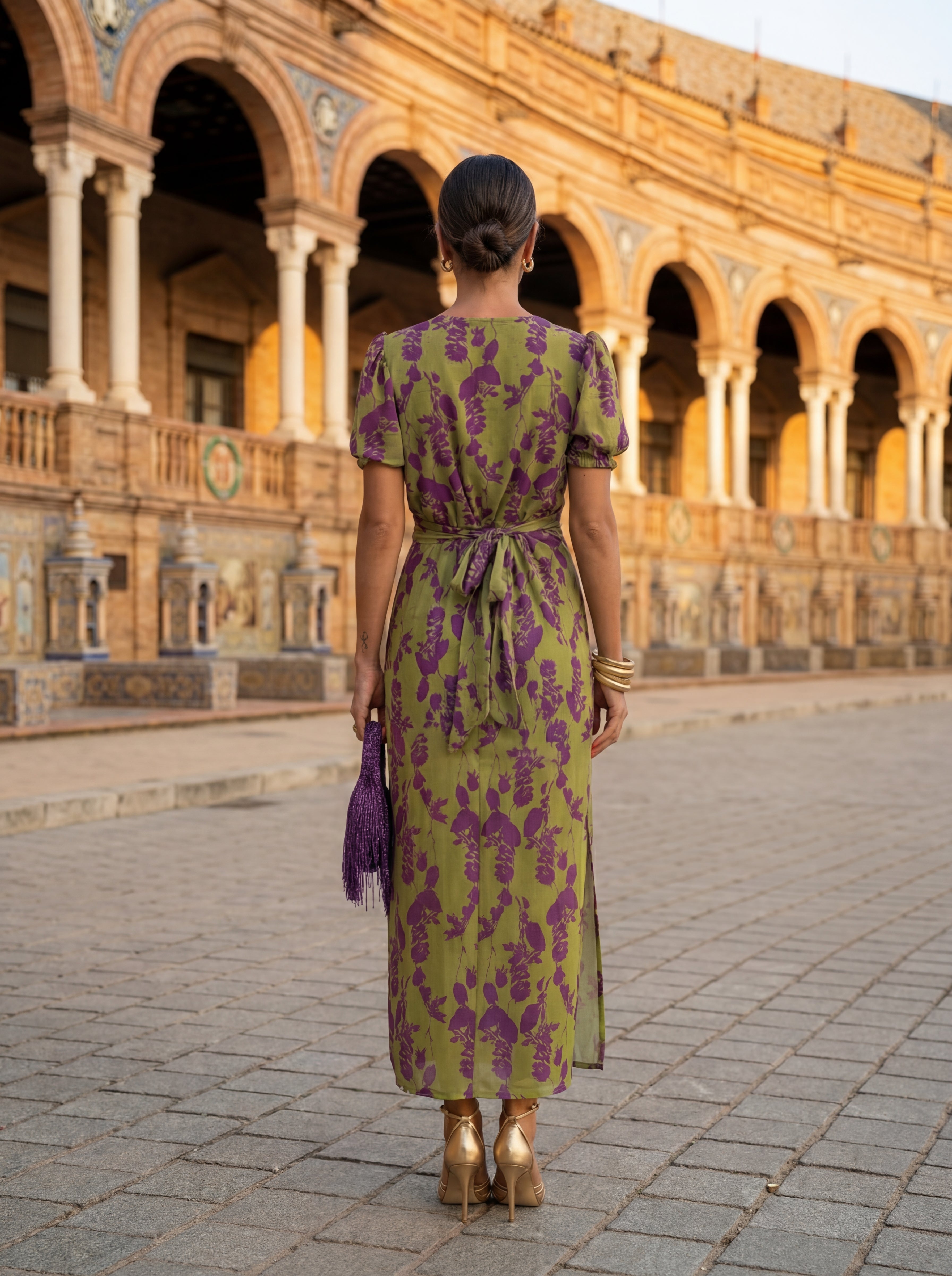 Andrea ™ | Vestido Maxi Floral con Caída Fluida
