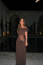 Vestido Dune en Marrón