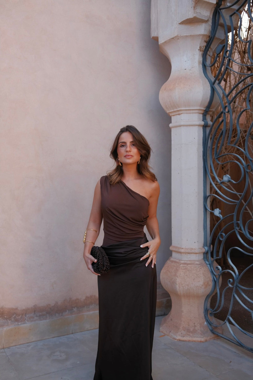 Vestido Amira en Marrón