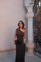 Vestido Amira en Marrón