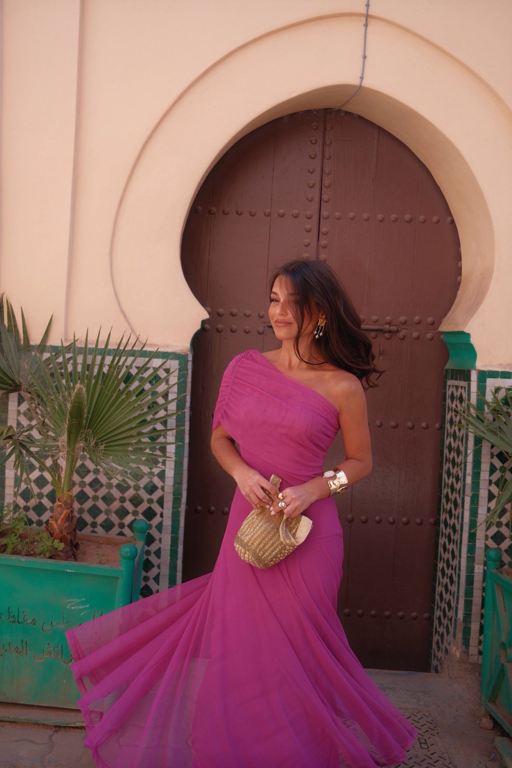 Vestido Toledo en fucsia - Envío del 06/05 al 13/05
