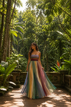 Thirza - Vestido Plisado Multicolor | Edición Especial