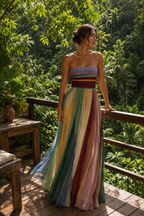Thirza - Vestido Plisado Multicolor | Edición Especial