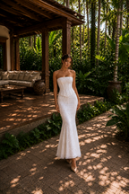 ETERNAL BLOOM | Vestido Midi de Encaje Floral 2 piezas con Corsé