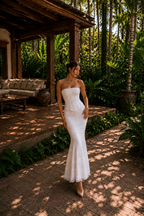 ETERNAL BLOOM | Vestido Midi de Encaje Floral 2 piezas con Corsé