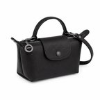 MINI BOLSO PARISIEN DE PIEL - NEGRO