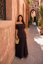 Vestido Toledo en color marrón
