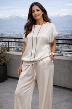 Blasa Conjunto de Primavera de Dos Piezas con Estilo Sofisticado
