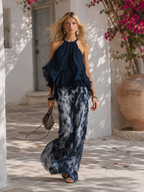 Serena | Conjunto elegante en chiffon