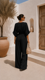 Valeria | Mono chiffon escote en V