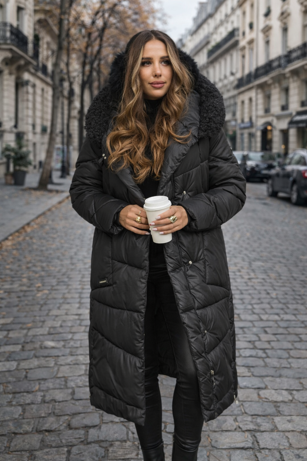 Elisa | Abrigo de invierno Luxe acolchado para mujer