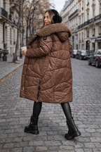 Elisa | Abrigo de invierno Luxe acolchado para mujer