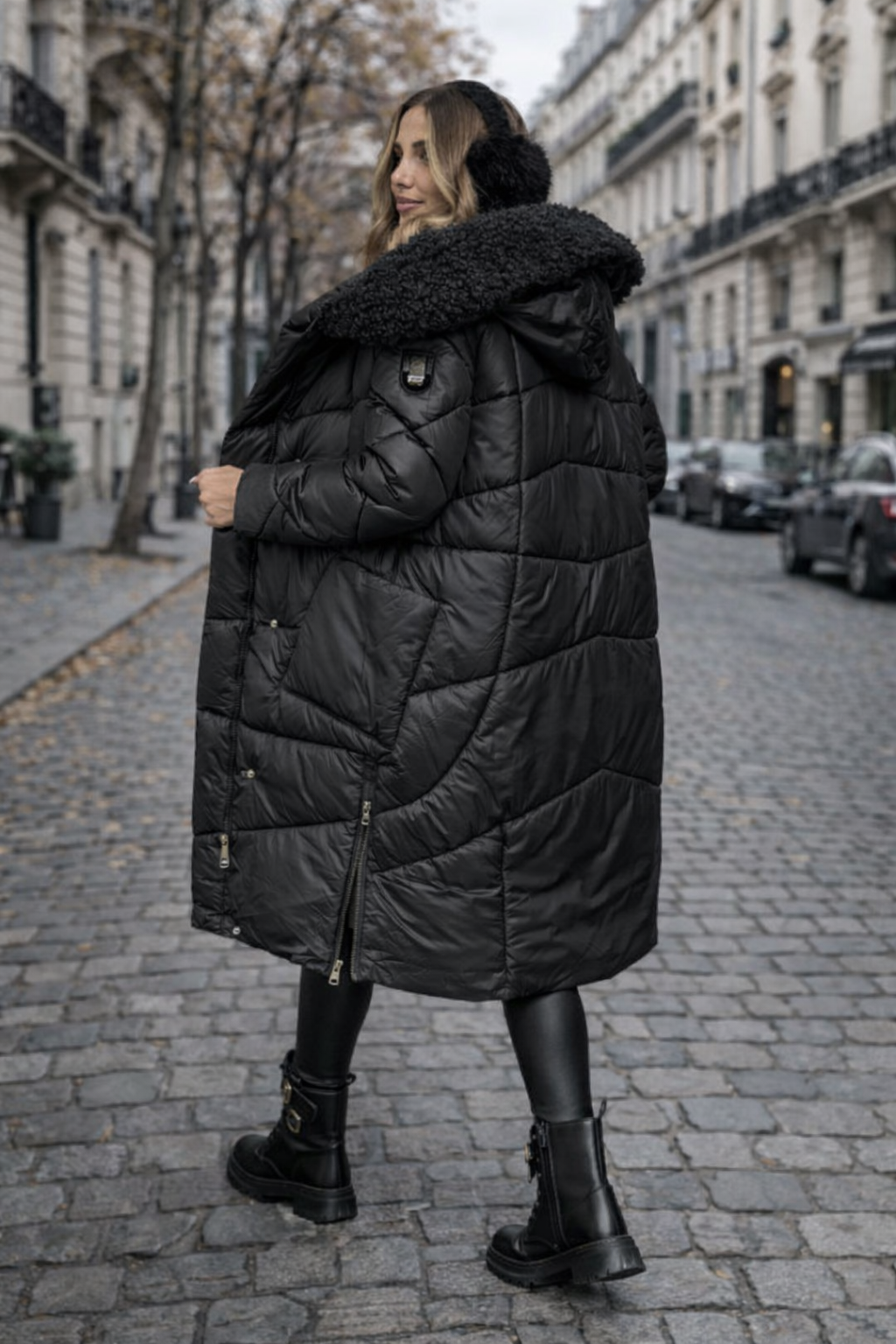 Elisa | Abrigo de invierno Luxe acolchado para mujer