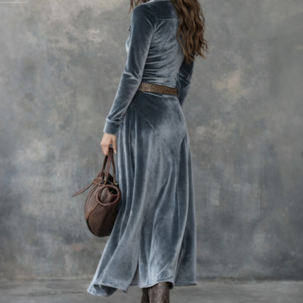 Vena™ | Vestido maxi fluido con silueta moderna