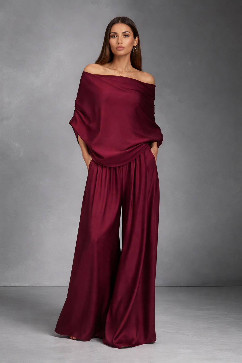 Gala | Conjunto elegante de hombros descubiertos