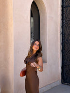 Vestido Alicante marrón