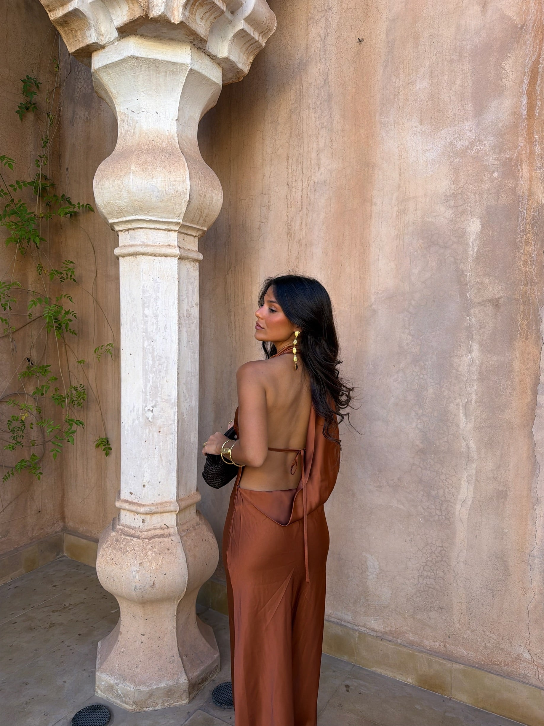 Vestido Riad en Terracota