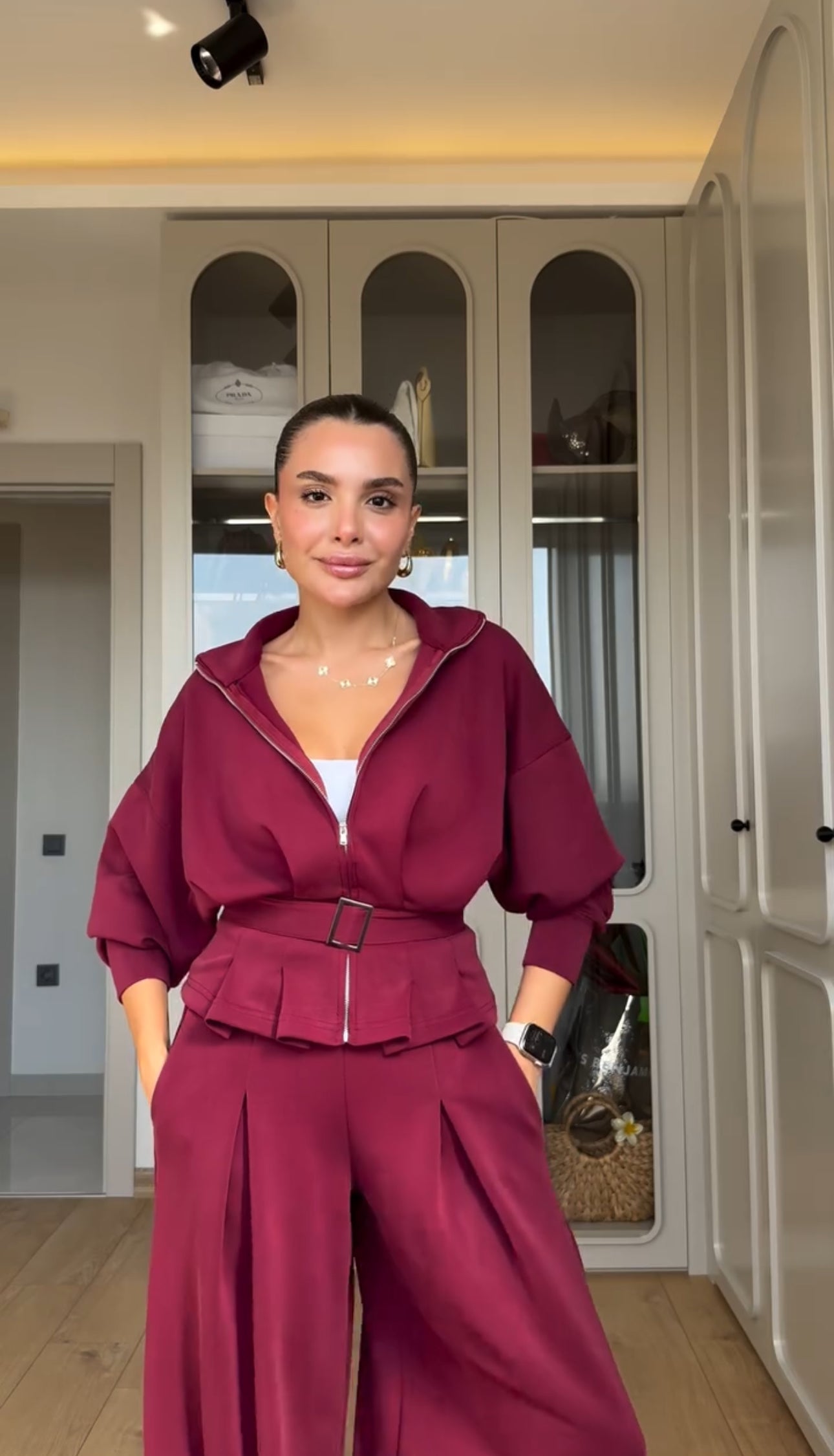 ILARY | Conjunto Deportivo de Pantalón Palazzo y Sudadera