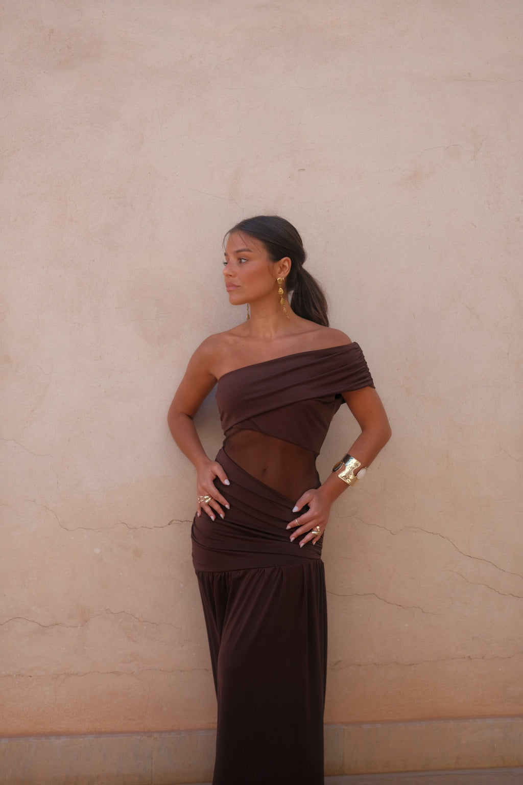 Vestido Dune en Marrón