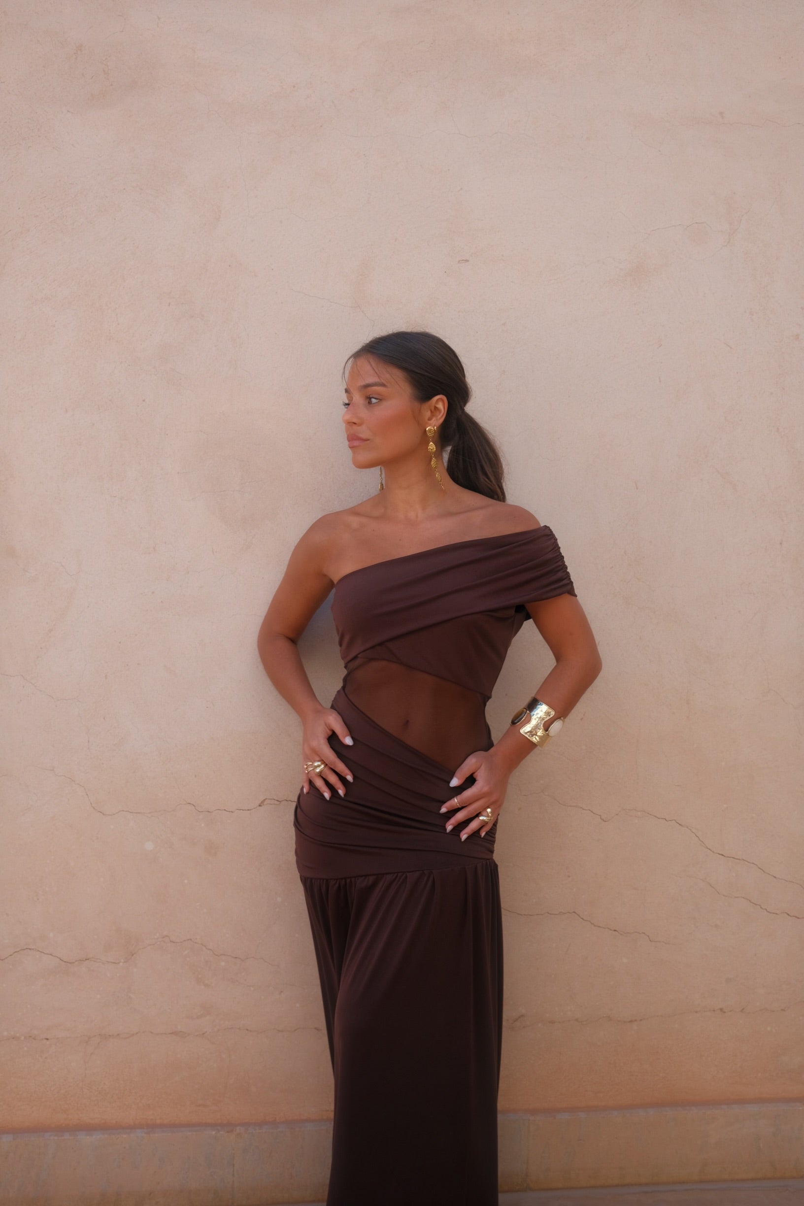 Vestido Dune en Marrón