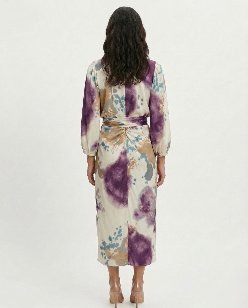 Amatista | Vestido Floral Wrap ruzado