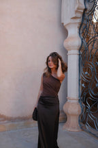 Vestido Amira en Marrón