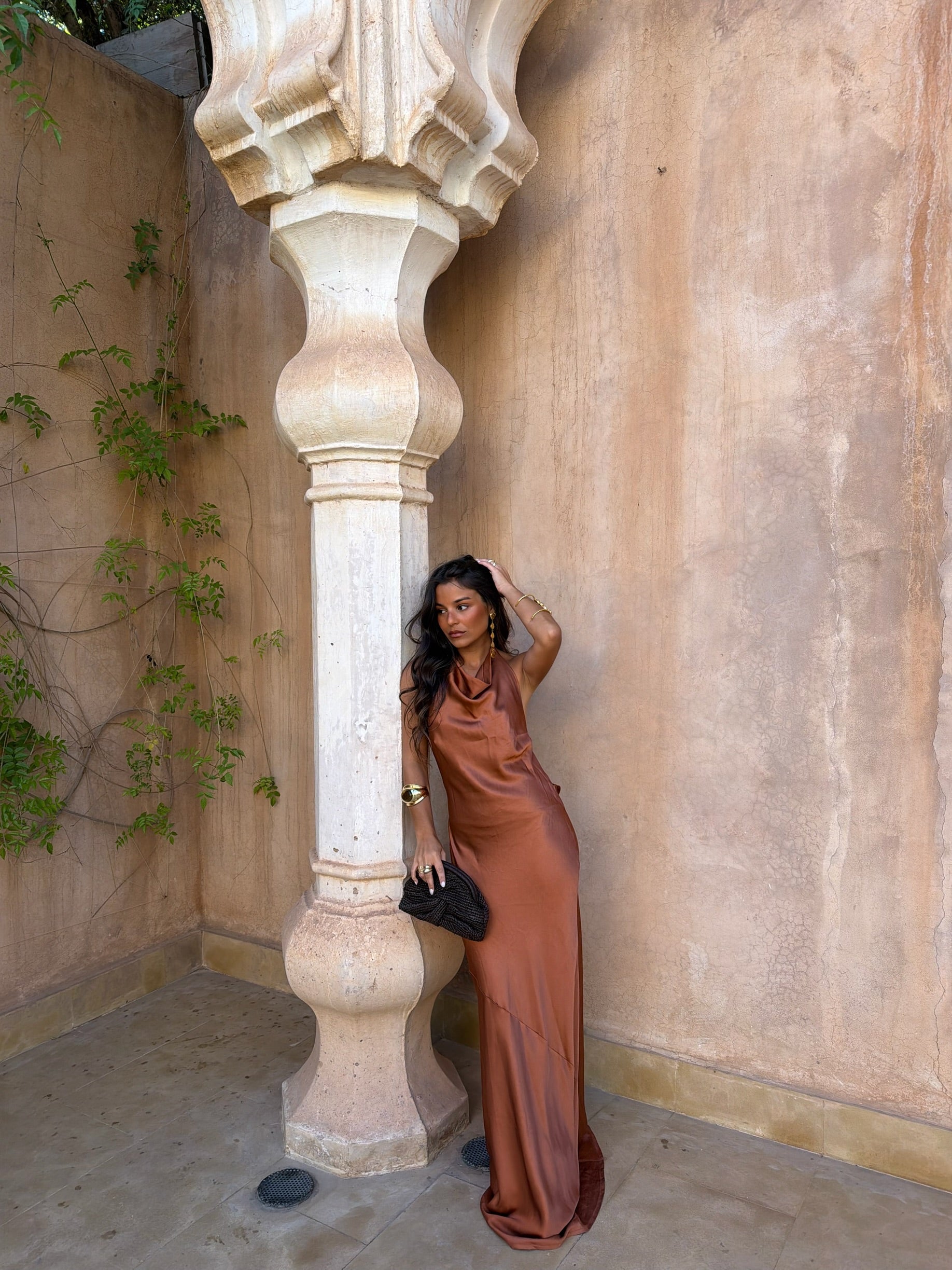 Vestido Riad en Terracota