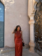 Vestido Triana en Terracota
