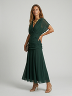 Nora | Vestido largo con escote en v - EDICIÓN LIMITADA