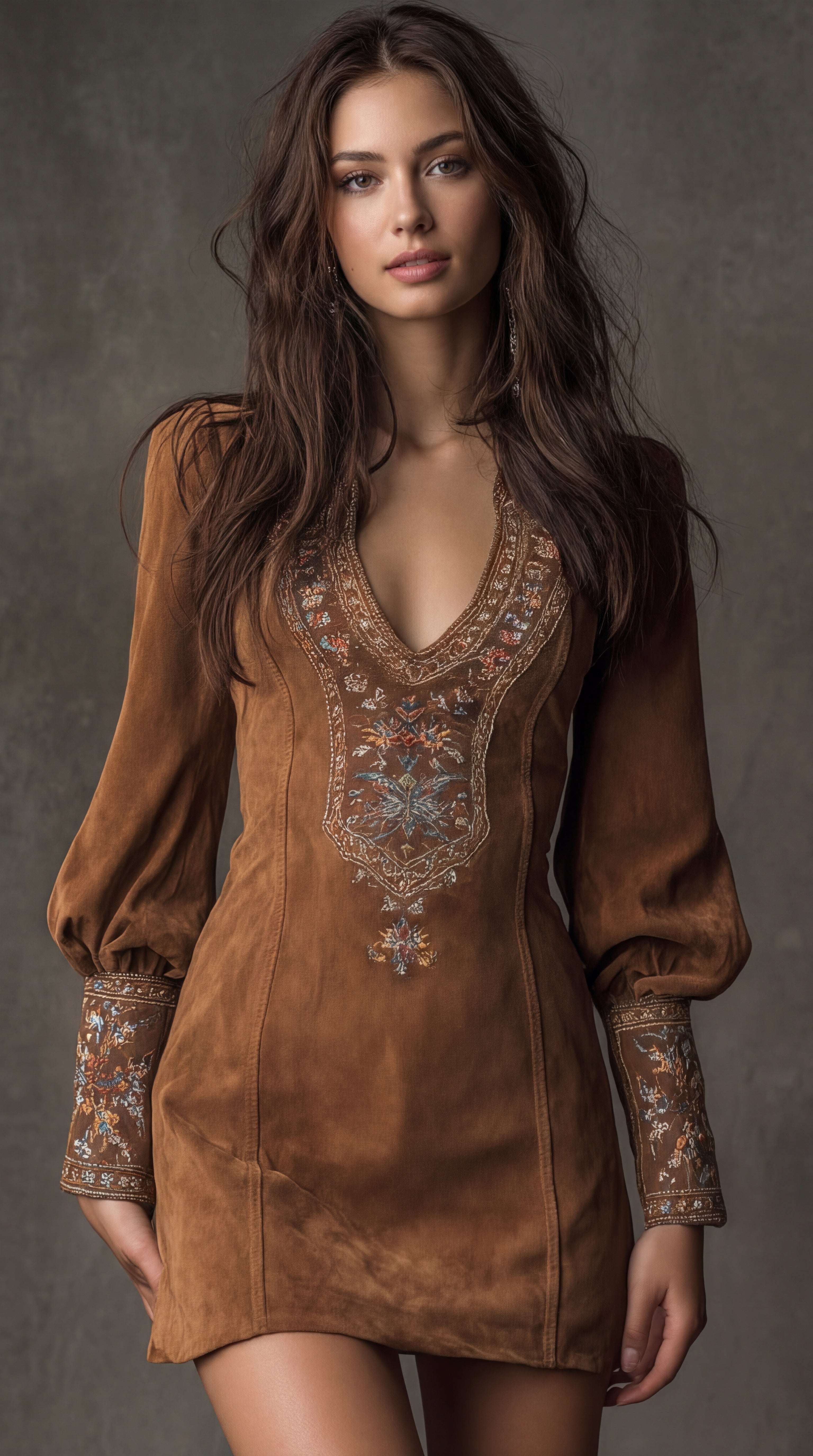 Ania Signature | Vestido Corto de Terciopelo