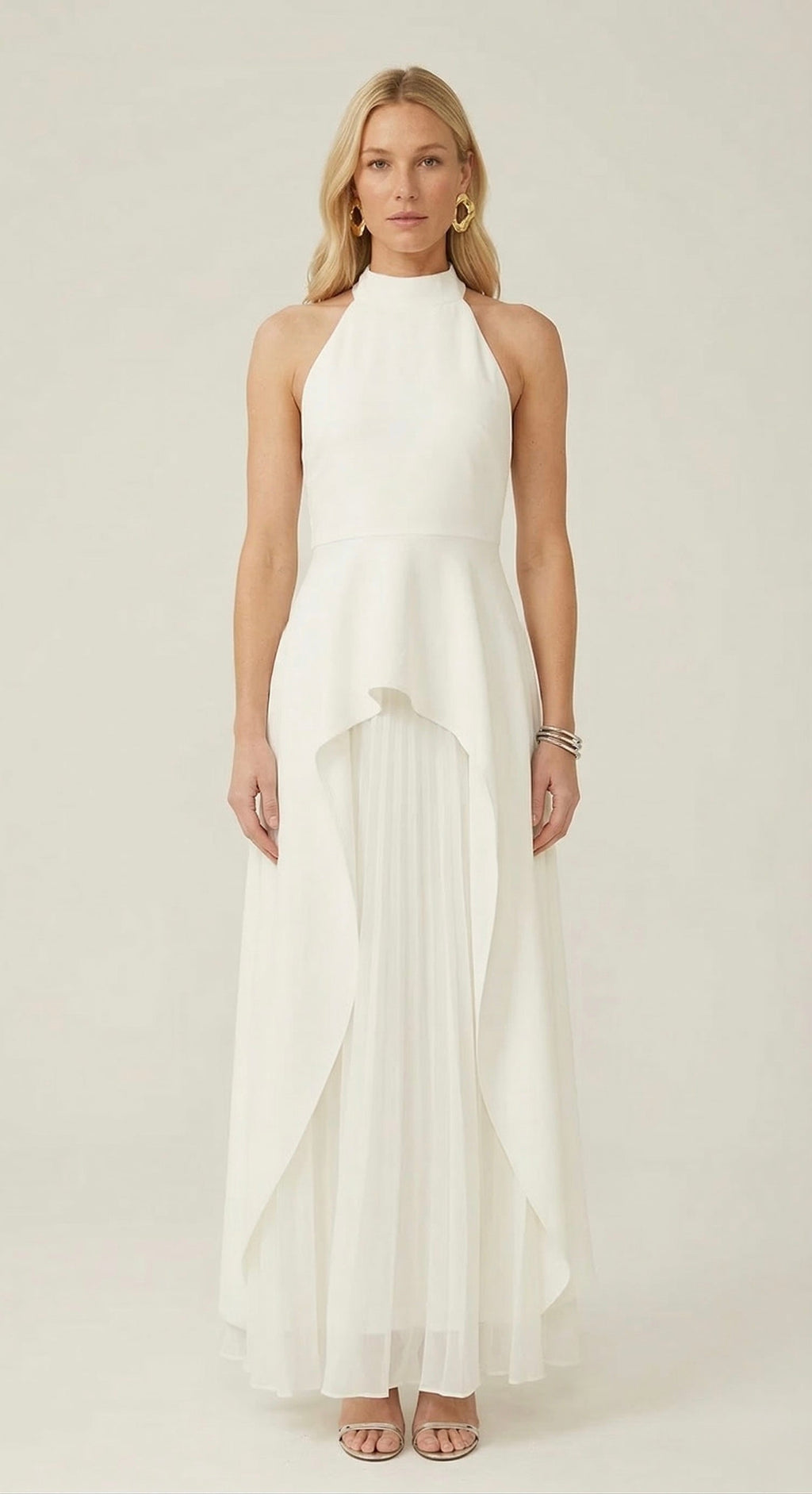 Vestido Cisne Asimetrico