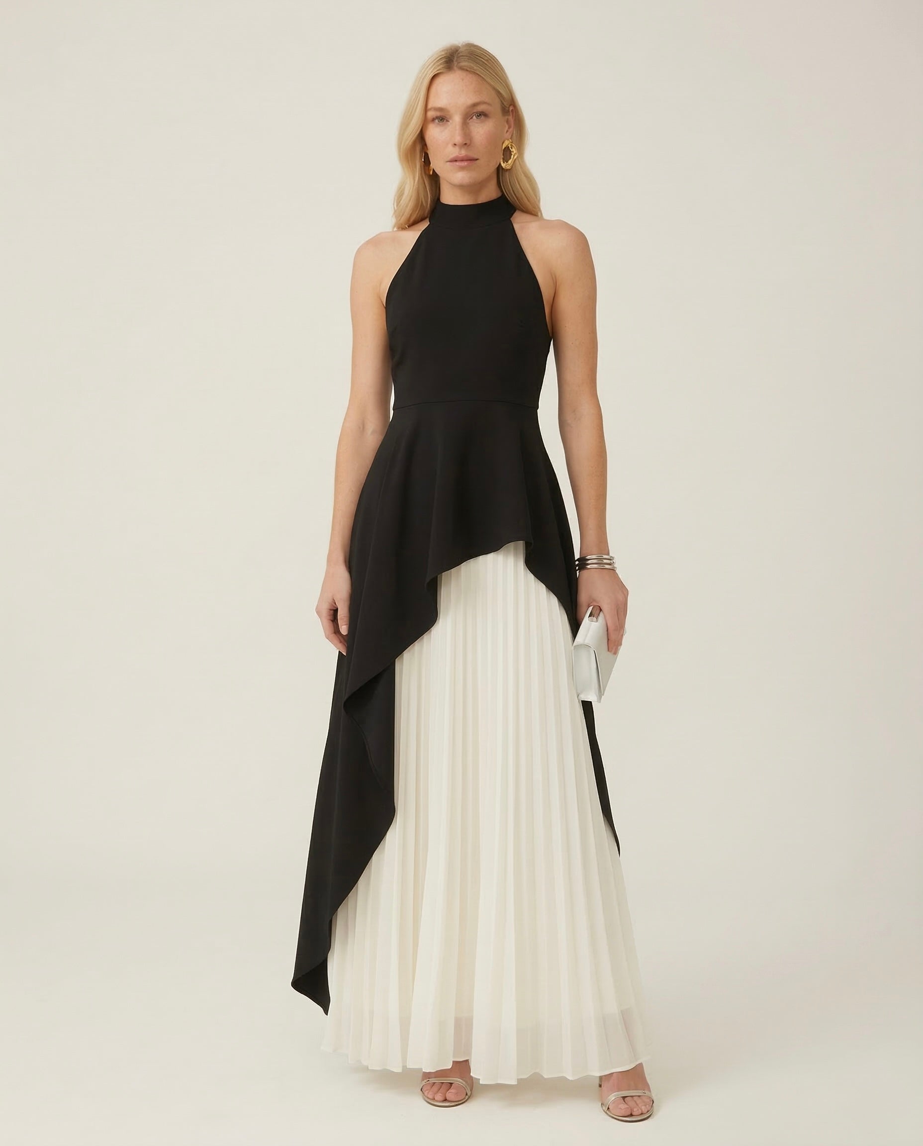 Vestido Cisne Asimetrico