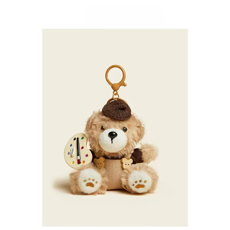 Charm de oso artista para Bolso