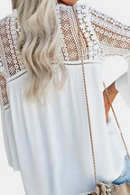 Blusa de Encaje Sunwoven