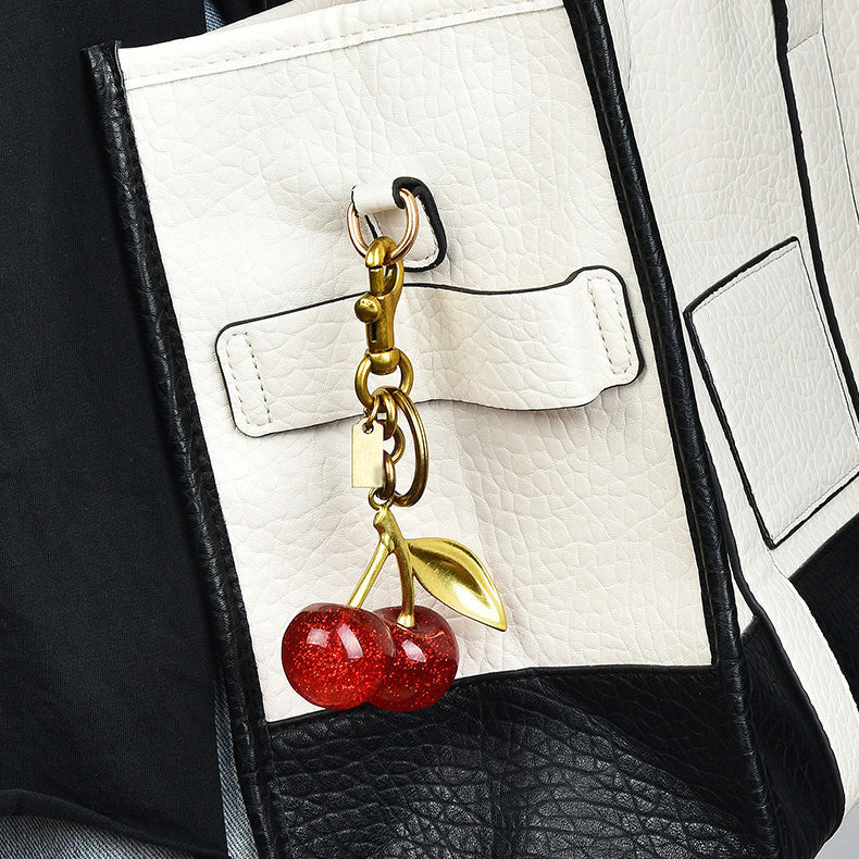 Charm de cereza para Bolso