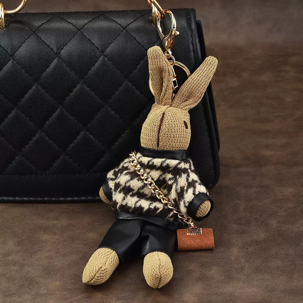 Charm de Conejo con ropa para Bolso