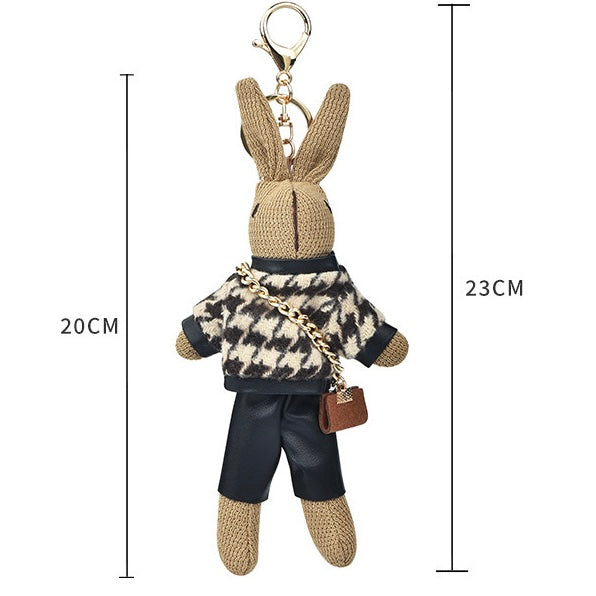 Charm de Conejo con ropa para Bolso