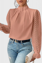 Helga Blusa de Manga Larga Náutica