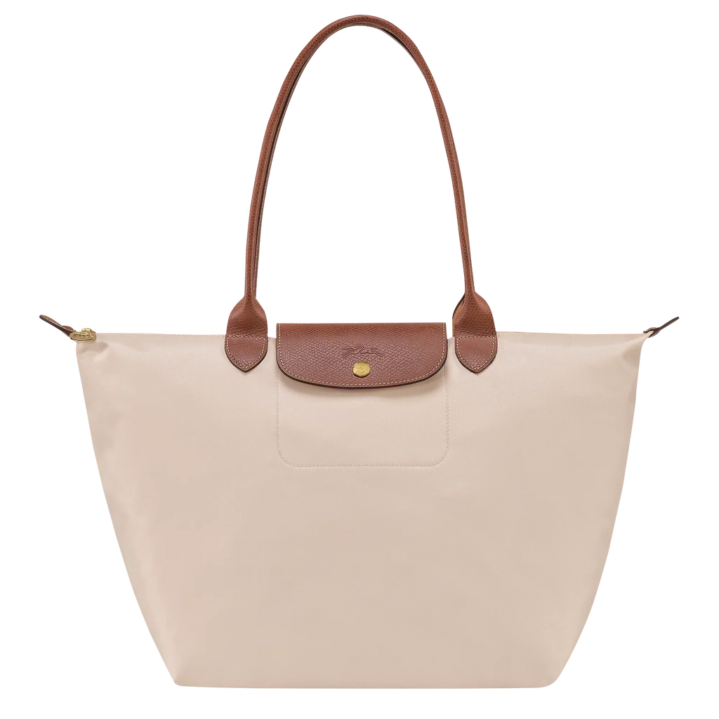 Bolso tote parisien plegable - Crema