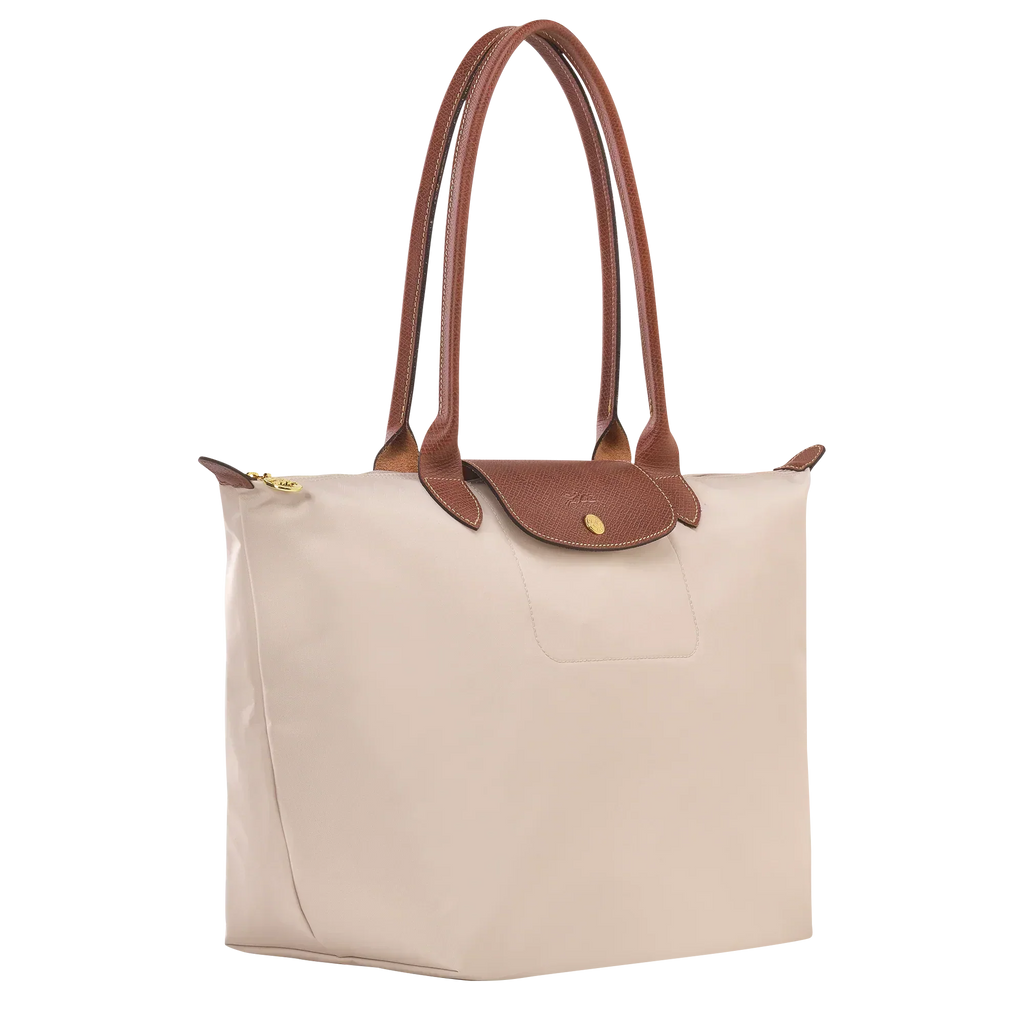 Bolso tote parisien plegable - Crema