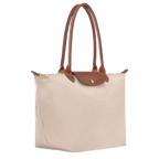 Bolso tote parisien plegable - Crema