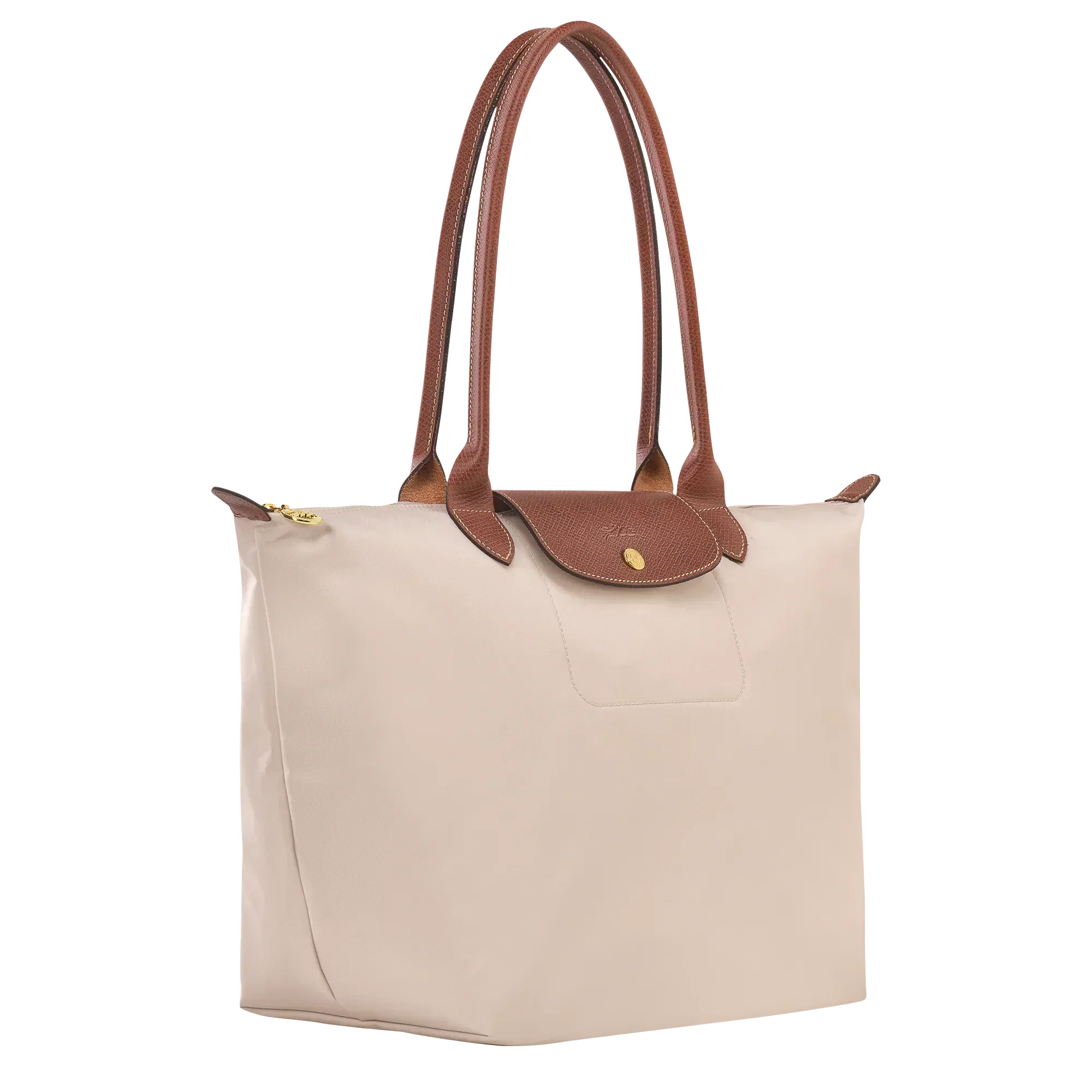 Bolso tote parisien plegable - Crema