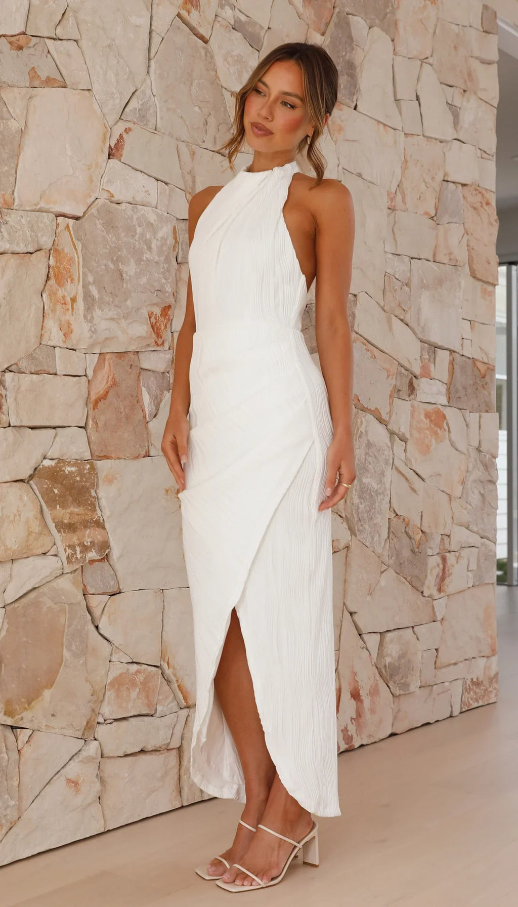 Shyann | Vestido Largo Plisado