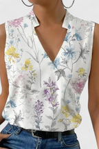 Yariela Blusa Suave de Verano con Escote en V