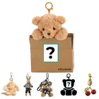Charm para bolso de oso de peluche con suéter rojo