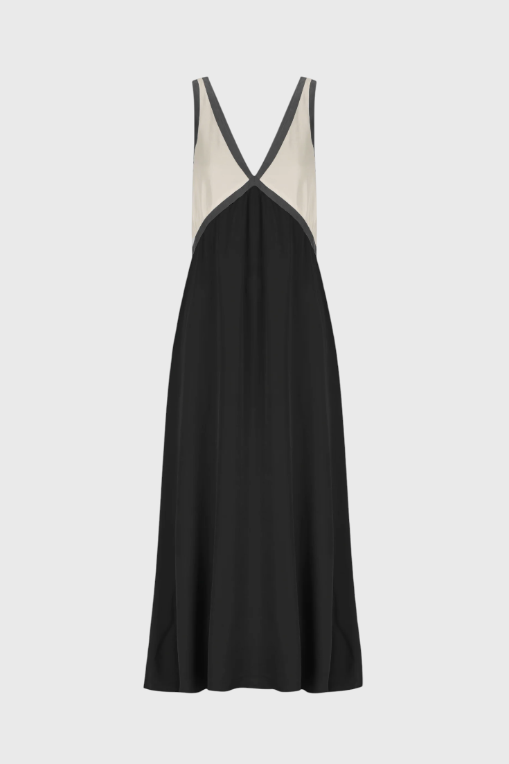 Diamond Vestido Boho de Verano con Escote en V